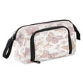 thumbnail image 2 of Nylon Fish Mouth Pencil Case with Large Capacity Zipper Pencil Pouch Delicate Butterflies and Flowers Pencil Bag Organizers, 2 of 7