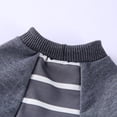 thumbnail image 6 of Moocorvic Pet Pajamas for Small Dogs Cats, Striped Pet One-Pieces Suits Four-Leg Long Sleeve Bodysuit Breathable Cozy Jumpsuit(Dark Gray,S), 6 of 9