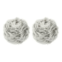 Uxcell 35yds Faux Fur Yarn, 2 Skeins 0.4"OD 50g Soft Fuzzy Yarn Crochet Fluffy Yarn Chunky Polyester Plush Fur for Crocheting and Hand Knitting Shawls Hat Blanket Rug, Cocoa Color