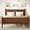 Dark Walnut+Wood2, variant on LHYY Twin Size Flat Panel Bed with Headboard Footboard,Minimalist Modern Platform Bed with Wood Grain Finish,Shaker and Farmhouse Style Design,Sleek and Functional Bedroom Furniture,Black