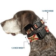 thumbnail image 2 of Buckle-Down Pet Collar, Dog Collar Plastic Buckle, Florida Flags Black, 20 to 31 Inches 1.5 Inch Wide, 2 of 8