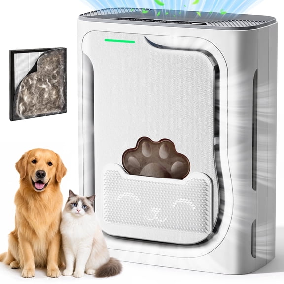 Osoeri Air Purifiers for Home Large Room up to 2200 Sq.ft/2h,3-Stage Hepa Filter Air Purifier for Pet,Remove 99.9% Pet Hair Dust,with PM2.5 Air Quality Monitor