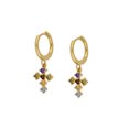 thumbnail image 1 of Jumpingount 2 uds pendientes de aro Ins pendientes de Metal hipoalergénico Vintage ocio Casual joyería encontrar fiestas de viaje diario Ropa, zapatos y accesorios Miscelánea dorado Jumpingount AP016560-05, 1 of 6
