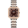 thumbnail image 1 of HBFAGFB Ladies Watch Womens Fashion Square Steel Versatile Wristwatch Going Out Daily Use Coffee, 1 of 3
