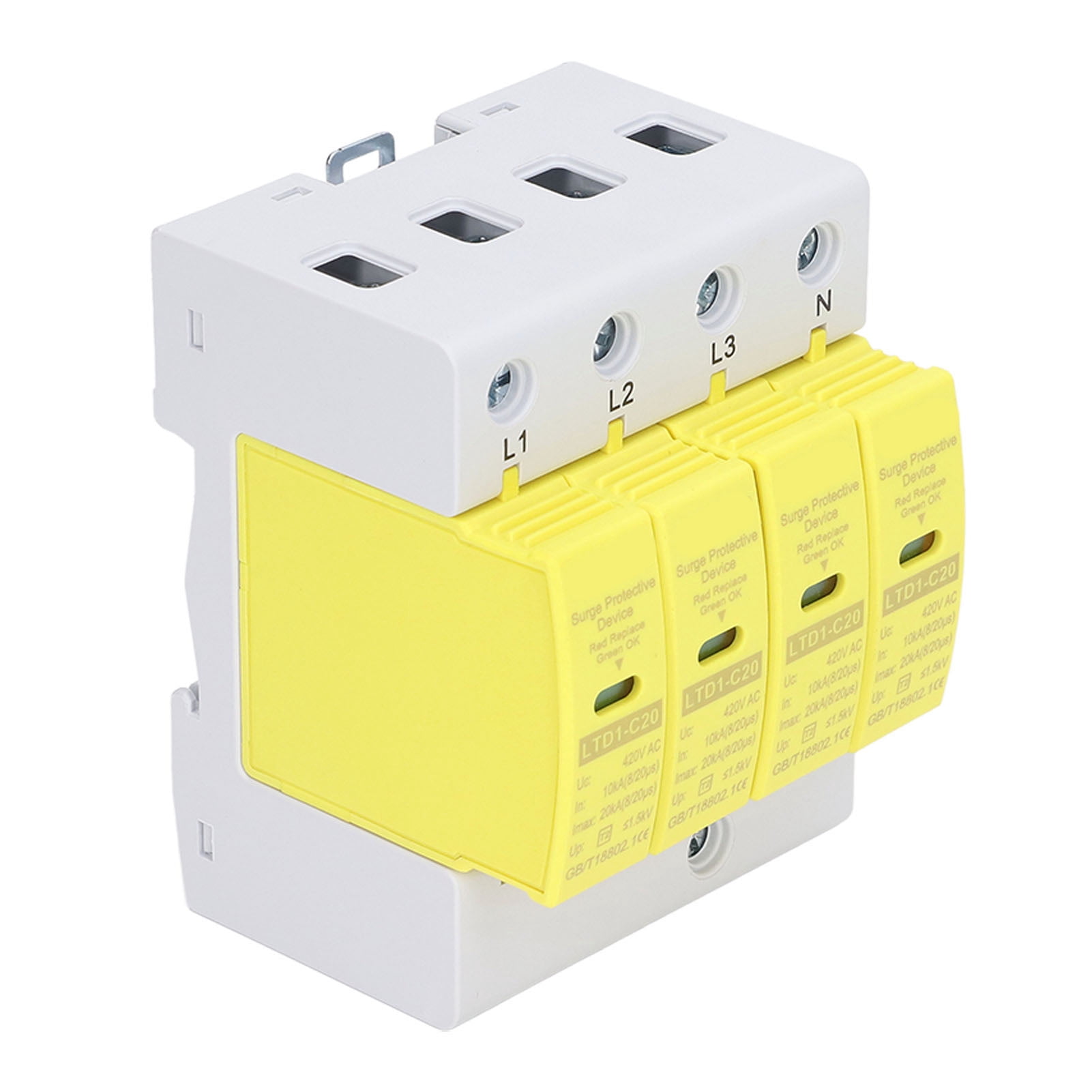 Dispositivo pararrayos de CA, pararrayos de 420 V CA 4P, protector ...
