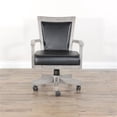 thumbnail image 5 of Sunny Designs Wood Game Chairs with Casters and Cushion Seat in Alpine Gray, 5 of 10