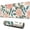 Light Pink Flowers, variant on Green Leaf Paint Painting pad Mousewaterproofwashable for Office Home Work GamingmousepadsRubber Base Mousepad with Stitched Edges 31.5x11.8inches