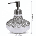thumbnail image 2 of Decozen Gifts for Mom - Premium Frosted Glass Lotion Dispenser for Mother's Day Gifts, Bathroom Decor, Soap Dispenser, Glass Pump Bottle, Liquid Hand Soap Bottle - Mothers Day Decor, 2 of 6