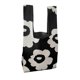 thumbnail image 4 of Bolso de punto Bolso de hombro Monedero Bolsa de comestibles Bolsa Reutilizable Lavable Bolso de mano Bolso de compras para el trabajo diario al aire Negro Sunnimix bolso de mano de punto, 4 of 8