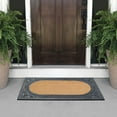 thumbnail image 3 of A1HC Natural Coir and Rubber Door Mat, 24x39, Thick Durable Doormats for Indoor Outdoor Entrance, Heavy Duty, Low Profile Door Mat, Easy to Clean, Long Lasting, Front Porch Entry Rug, Black Finish, 3 of 7
