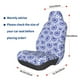 thumbnail image 3 of Balery Blue And White Flowers Funda de Asiento para Auto con Diseño - Cubierta Frontal Suave y Transpirable con Protector Antideslizante- 1 Unidad, 3 of 5