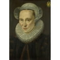 thumbnail image 3 of Adriaen Thomasz. Key 11x14 Black Modern Framed Museum Art Print Titled - Portrait or Grietje Pietersdr Codde (1586), 3 of 5