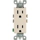 thumbnail image 5 of Enchufe Dúplex Decora Leviton S06-05325-0TS, color almendra claro, 15 A, 125 V, 5 of 5