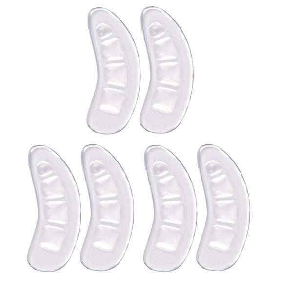 UPGRATOR Heel Cushions Transparent Lint and Gel for Shopping 3 Pairs 8.3x2.8cm