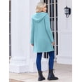thumbnail image 7 of Zeagoo Women's Zip Up Long Hoodies Oversized Fleece Long Sleeve Sweatshirts Casual Fall Jacket Coat with Pocket, 7 of 7