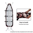 thumbnail image 4 of HELLHERO Cracked Blood Skulls Pattern Durable Ironing Board Covers for Laundry Room, Dust Proof Iron Board Cover Hook and Loop Iron Board Protective Cover, 4 of 7