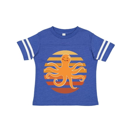 

Inktastic Octopus Ocean Sunset Gift Toddler Boy or Toddler Girl T-Shirt