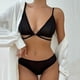 thumbnail image 5 of Gibobby Conjunto ropa interior mujer Ropa Interior Sexy con Cuello En V para Mujer, Lencería Sexy, Ropa Interior con Cordón Sin Espalda De Lencería(Negro, CH), 5 of 5