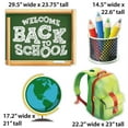 thumbnail image 2 of VictoryStore Welcome Back To School Chalkboard Yard Cards, 14pcs, Includes Metal Stakes, 19441, 2 of 7
