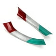 thumbnail image 2 of Volante Giulia de fibra de carbono de 3 colores, 2 piezas de embellecedor para volante de coche de repuesto de fibra de carbono de 3 colores para Romeo Giulia 2017-2019, 2 of 5