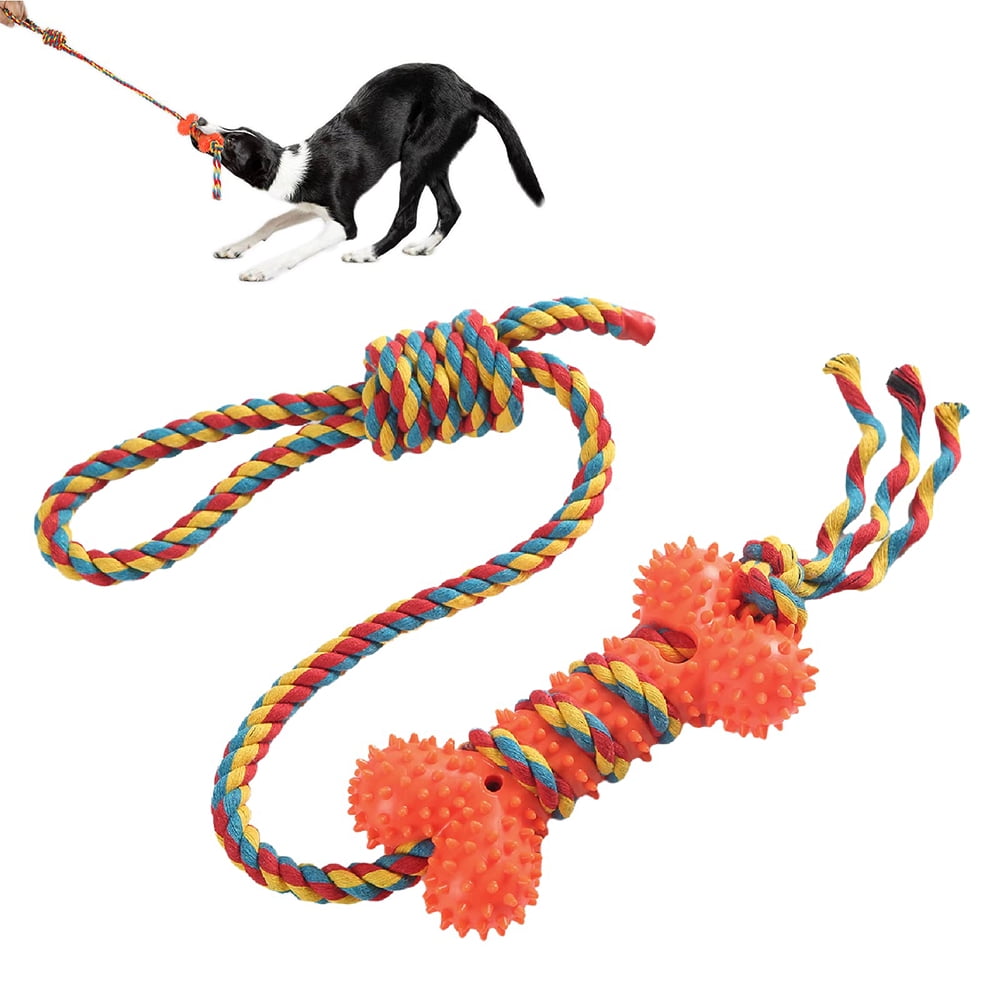 Ugerlov Dog Toys for Boredom and Stimulating, Dog Rope Toys for