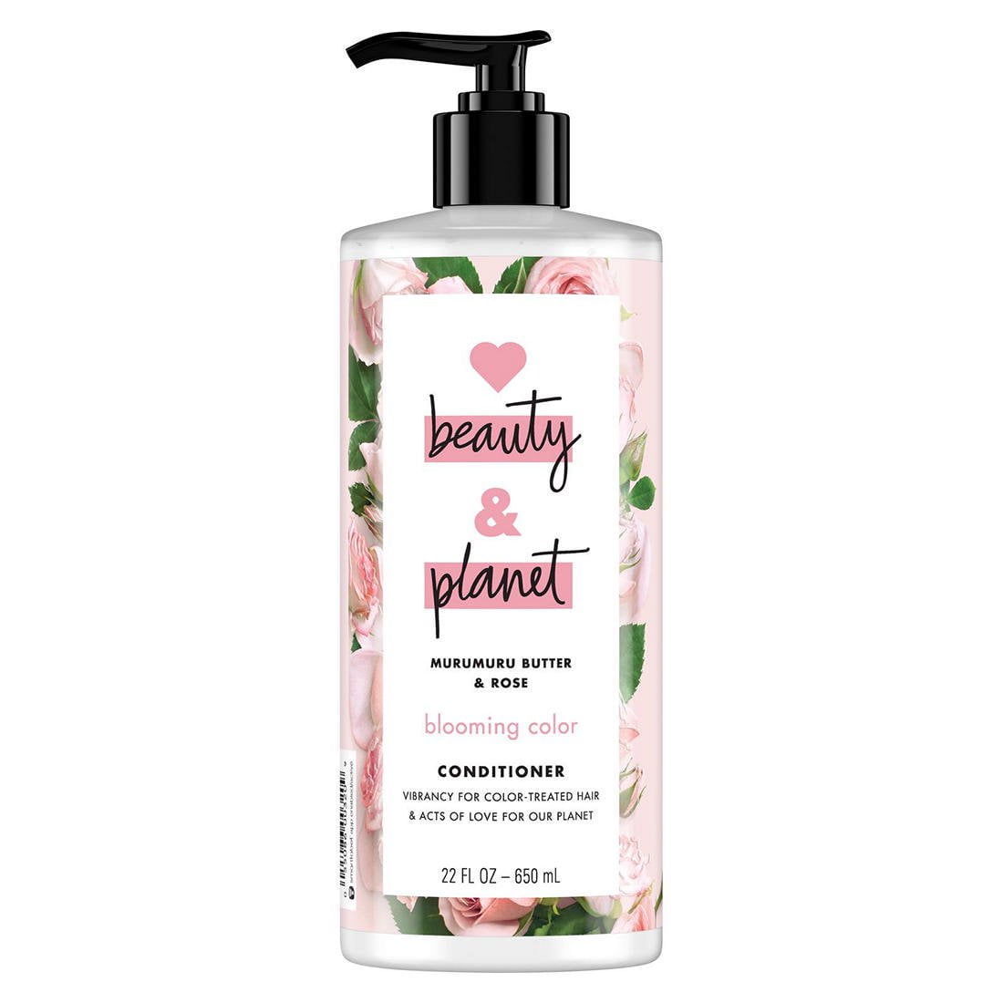 Love Beauty And Planet Blooming Color Conditioner For Color Treated Hair Murumuru Butter & Rose Color Vibrancy 22 oz 1