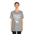 thumbnail image 3 of Funny Fantasy Football GOAT Shirt, Funny Fantasy Football Guru T-Shirt, 3 of 12