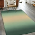 thumbnail image 4 of Khaki Deep Green Ombre 2.7x5 Area Rugs, Modern Abstract Art Gradient Non-Skid Rubber Backing Large Rectangle Rugs - Living Room Bedroom Home Office, Indoor Floor Mat Carpets Washable Rug, 4 of 9