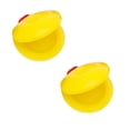 thumbnail image 1 of Flmtop 2Pcs 2inch Finger Castanet Percussion Musical Instrument Development Kids Toy, 1 of 10