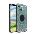 thumbnail image 1 of Compatible with iPhone 13 Phone Case, Mandala-17 Case Men Women, Flexible Silicone Shockproof Case for iPhone 13, 1 of 1