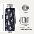 thumbnail image 7 of 20 Oz Siberian Husky Coffee Tumbler Double Wall Insulated Stainless Steel Water Bottle | Metal Reusable Thermoses Flask with Cup Cap | Leak & Sweat Proof with Anti-Dust Lid, 7 of 7