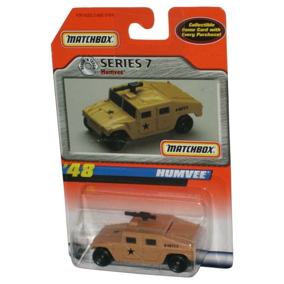 Matchbox Rough 'N Tough (1998) Series 7 Humvee Toy #48 - (Game Card)