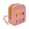 thumbnail image 2 of Bolsa de playa con agujero, bolsa de almacenamiento, creativa, versátil, bonita, cesta de playa para viajes y fiestas. rosa, 2 of 9