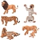 thumbnail image 3 of Modelo de animal salvaje de simulación de PVC sólido, tigre, león, elefante africano, rinoceronte, juguete, 3 of 5