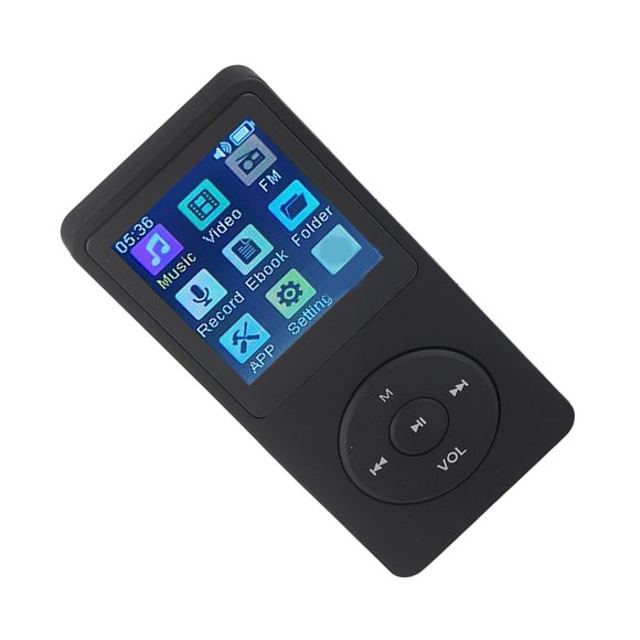Mini Player MP3, Reproductor MP4 Player Portable MP3 Player Portable MP3 Soporte Tarjeta De Memoria Pequeña Ultra Delgada 1.8 Pulgadas LCD Media Music Player Con Accesorios Para