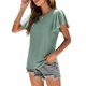 thumbnail image 5 of Guardurnaity Camiseta de mujer Estética Linda Hollow Out Pullover Blusa Club Work Vacation Daily Basic Summer Top Ropa para niñas Type18 NO18, 5 of 6