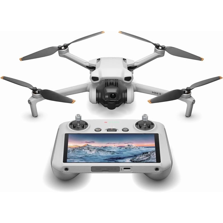 DJI Mini 3 Drone, RC Remote, 4K Camera, Fly More Combo, 128GB SD