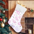 thumbnail image 5 of Coolnut 17.7 Inch Christmas Stockings, 1 PCS Woman Motivational Slogan Presonalized Large Stocking Sock for Family Holiday Xmas Party Decorations, 5 of 7