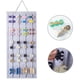 thumbnail image 2 of Organizador colgante para pinzas de pelo, 5 filas, 20 tiras, gran capacidad, de tela, para montar en pared, puerta o armario, para guardar accesorios de pelo de mujeres y niñas, 2 of 2