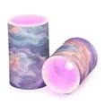 thumbnail image 2 of ALAZA Abstract Tie-dye 2 PCs LED Flickering Flameless Candles with Remote Timer Battery Operated Candle, 2 of 7