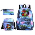 thumbnail image 1 of MVRLSH Clearance! Geometry Themed 3 Piece Backpack Set Large School Bag Lunch Tote And Pencil Case With Design Easy To Assemble Ideal For And Students, 1 of 5