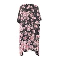 thumbnail image 2 of Xoenoiee Cherry Blossom Print Lightweight Summer Cardigan for Women Half Sleeve Kimonos Loose Open Front Cover Ups Swimwear for Beach Vacation Travel, 2 of 7