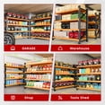 thumbnail image 2 of AUHUP 4-Tier Garage Storage Shelves 3000LBS Heavy Duty Metal Shelving 48" W Shelving Unit for Warehouse,Basement Industrial,Home Utility Rack Shelf,48"W x 24"D x 70"H,Black&Orange, 2 of 10