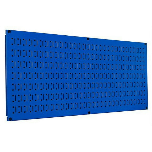 Wall Control Panneau Horizontal en Métal pour Planche à Piquet 30-HP-1632, 16 Pouces par 32 Pouces, Bleu