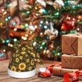 thumbnail image 6 of Naloa Vintage Plaid Sunflower Santa Hat for Kids Baby Christmas Hats,Girls Boys Toddler Plush Xmas Holiday Hat,Luxury Santa Claus Hat, 6 of 6