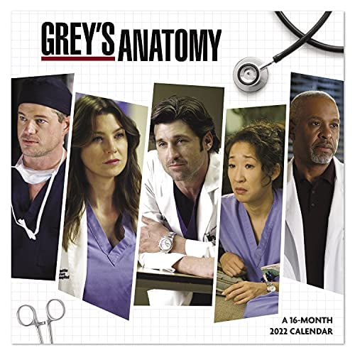 2022 Grey S Anatomy Wall Calendar 12, How To Stain A Dresser Grey S Anatomy With Drawers