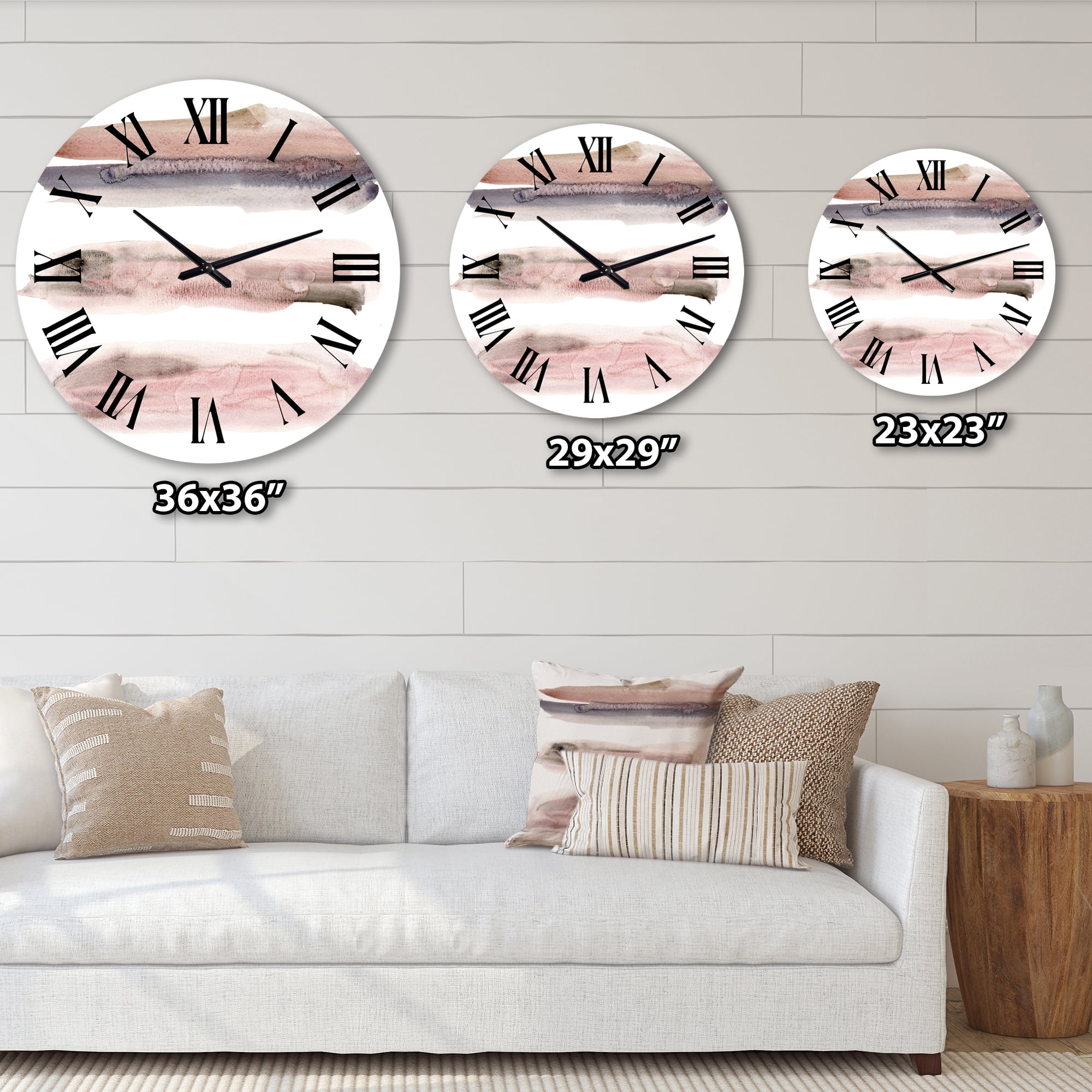 Designart 1 in Quartz Modern/Contemporary Wall Clock