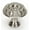 Satin Nickel, variant on Alno A880-14-SN Ribbon and Reed 1-1/4" Cabinet Knob Satin Nickel