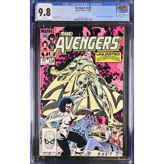 Avengers #238 CGC NM/M 9.8 White Pages Unlimited Vision! Comic Book