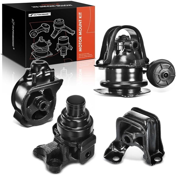 A-Premium 4PCS Engine Motor Mount and Transmission Mount Kits Compatible with Honda Accord 1994-1997 Odyssey 1995-1998 Isuzu Oasis 1996-1999 2.2L 2.3L